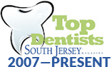 top dentists south jersey 2007 to present